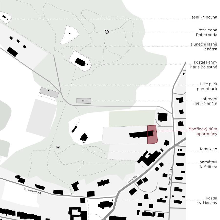 Apartmany Modrinovy Dum Horní Planá Buitenkant foto